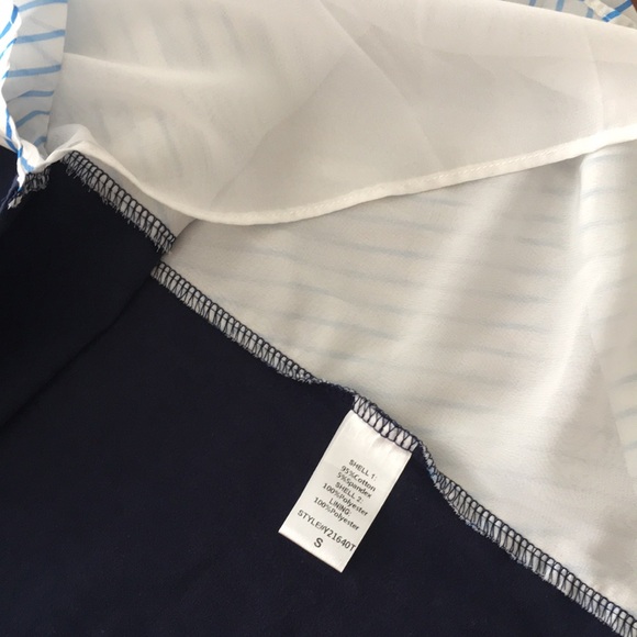 Tuckernuck Navy blue Devon shift dress S - Picture 9 of 9